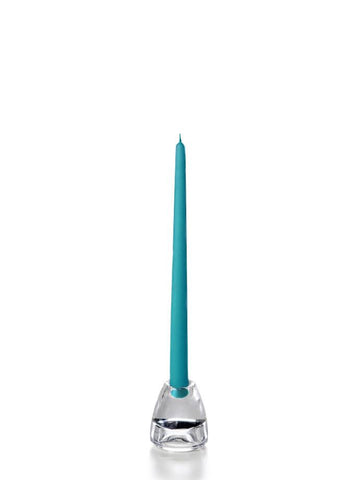 Yummi Candles - 12" Handcrafted Taper Candles Turquoise