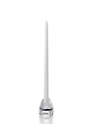 15" Wholesale Taper Candles - Case of 72 White