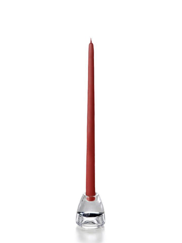 Yummi Candles - 15" Handcrafted Taper Candles Burgundy
