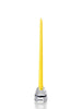 Yummi Candles - 15" Wholesale Taper Candles - Case of 144 Bright Yellow