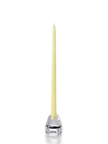 Yummi Candles - 15" Wholesale Taper Candles - Case of 144 Buttercup Yellow
