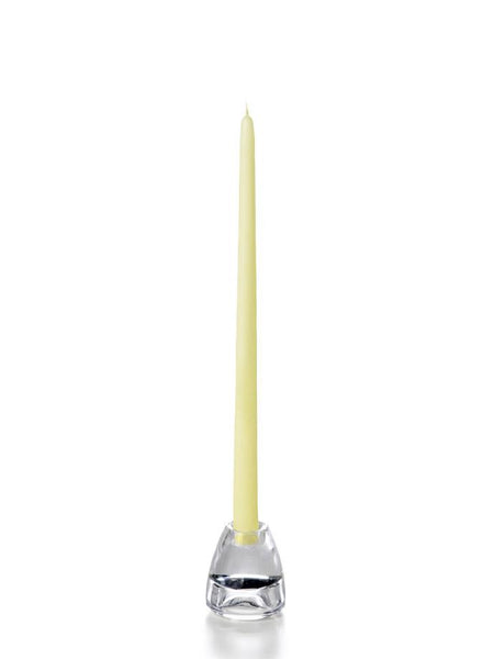 15" Handcrafted Taper Candles Buttercup Yellow