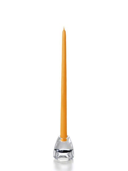 15" Handcrafted Taper Candles Harvest Gold
