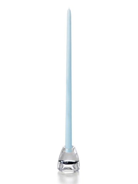 18" Handcrafted Taper Candles Ice Blue