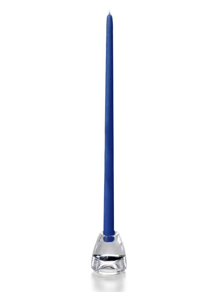 18" Wholesale Taper Candles - Case of 144 Royal Blue