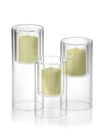 Yummi Candles - 18 Pillar Candles & 18 Ethereal Cylinders