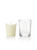 Yummi Candles - 15 Hour Votive Candles & Votive Holders Ivory
