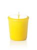 Yummi Candles - 15 Hour Unscented Votive Candles Bright Yellow