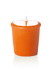 Yummi Candles - 15 Hour Unscented Votive Candles Bright Orange