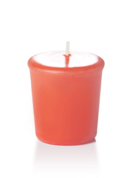 15 Hour Unscented Votive Candles Coral