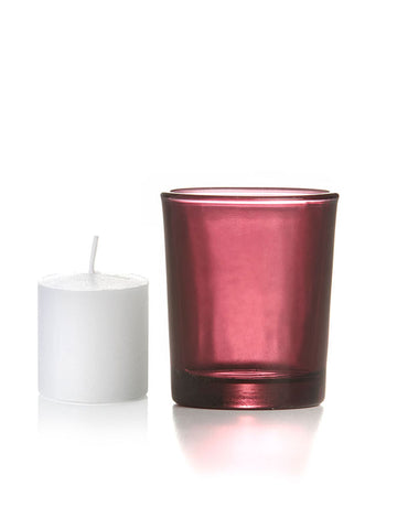 Yummi Candles - 10 Hour Votive Candles And Candle Holders