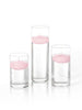 Yummi Candles - 18 Floating Candles and Cylinder Vases