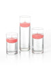 Yummi Candles - 36 Floating Candles and Cylinder Vases