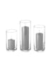 Yummi Candles - 36 Slim Pillar Candles and Cylinder Vases