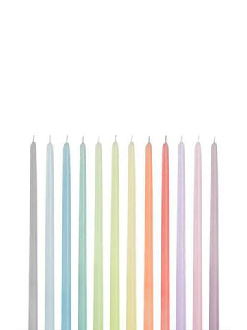 Yummi Candles - 9" Tiny Taper Candles Curated Colors