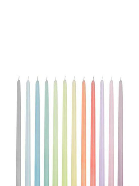9" Tiny Taper Candles Curated Colors